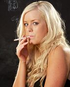 First Time Smoker Jessica Smoking Fetish Model
